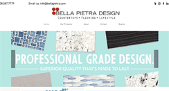 Desktop Screenshot of bellapietradesign.com
